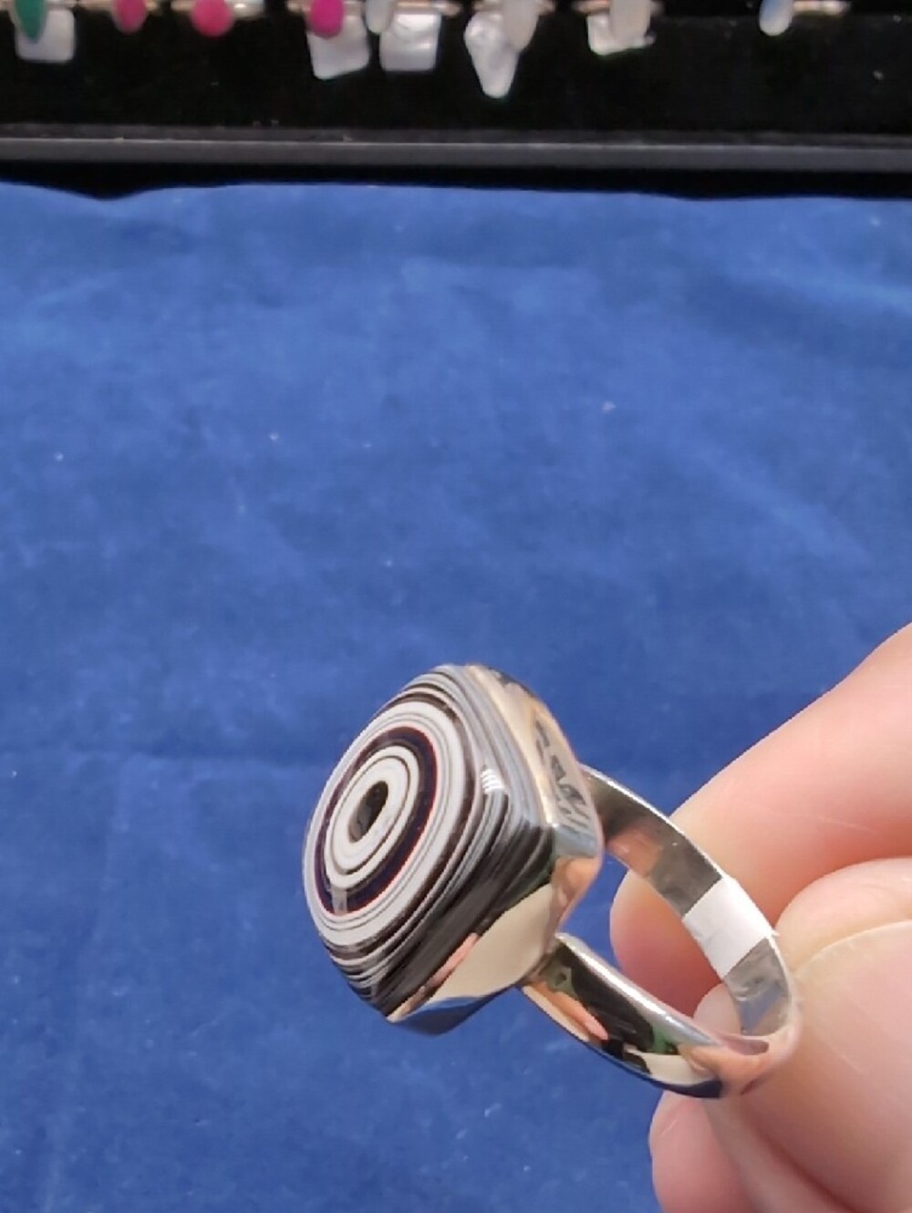 FORDITE IN SOLID STERLING SILVER 925 SIZE 7.5 - Picture 8 of 9